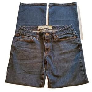 Ann Taylor Loft Size 6 Women Original Boot Denim Jeans Dark Wash Blue